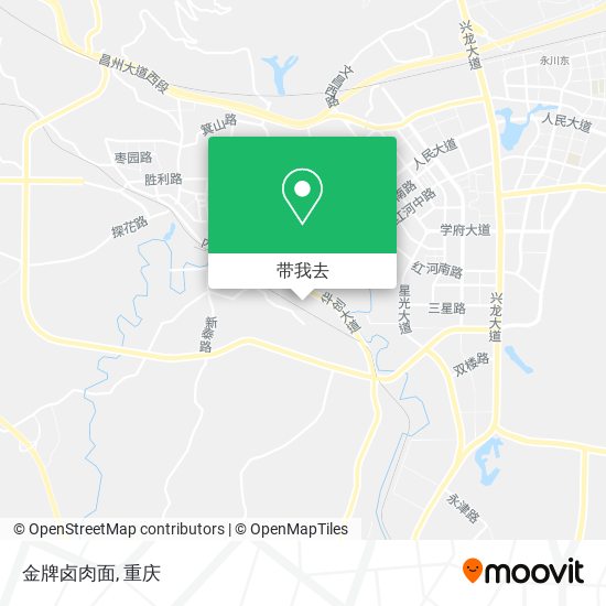 金牌卤肉面地图