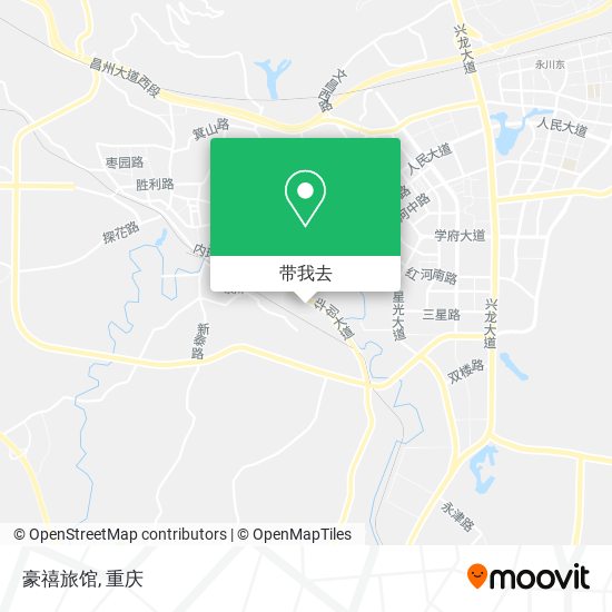 豪禧旅馆地图