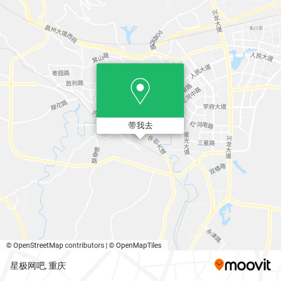 星极网吧地图