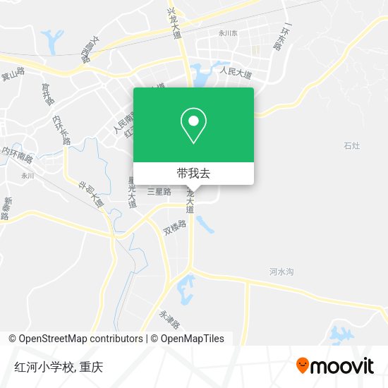 红河小学校地图