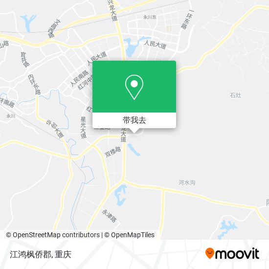 江鸿枫侨郡地图