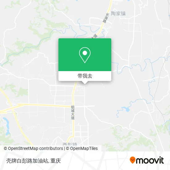 壳牌白彭路加油站地图
