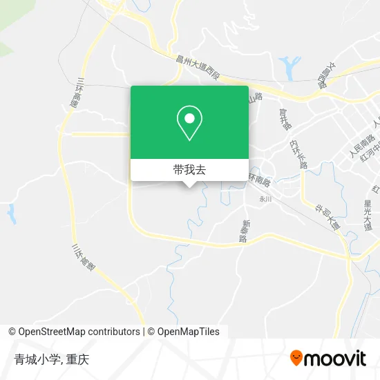 青城小学地图