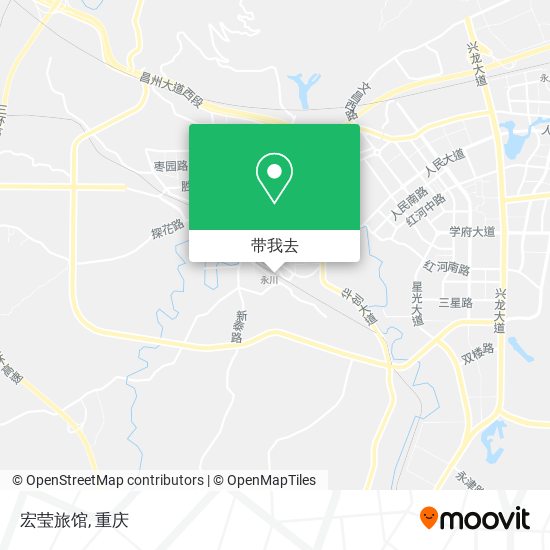 宏莹旅馆地图