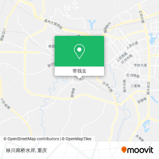 禄川廊桥水岸地图