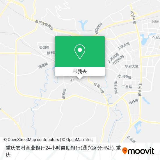 重庆农村商业银行24小时自助银行(通兴路分理处)地图