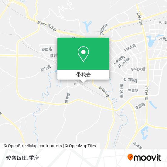 骏鑫饭庄地图