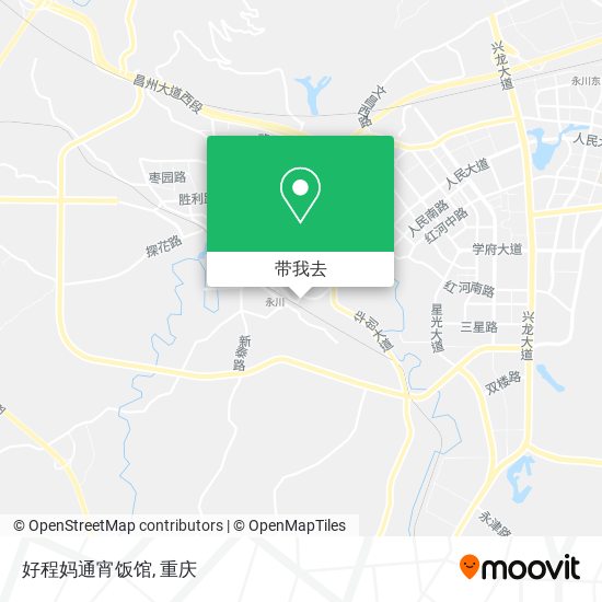 好程妈通宵饭馆地图