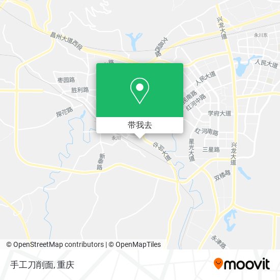 手工刀削面地图