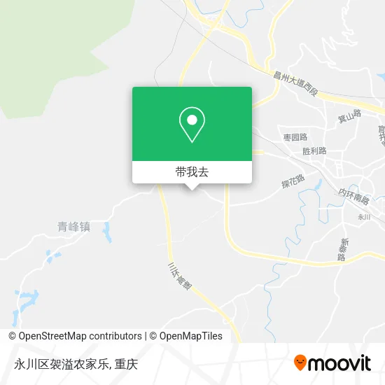 永川区袈溢农家乐地图