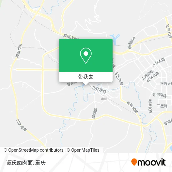 谭氏卤肉面地图