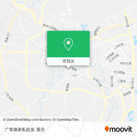 广客隆家私批发地图