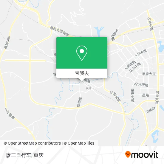 廖三自行车地图