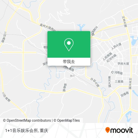 1+1音乐娱乐会所地图