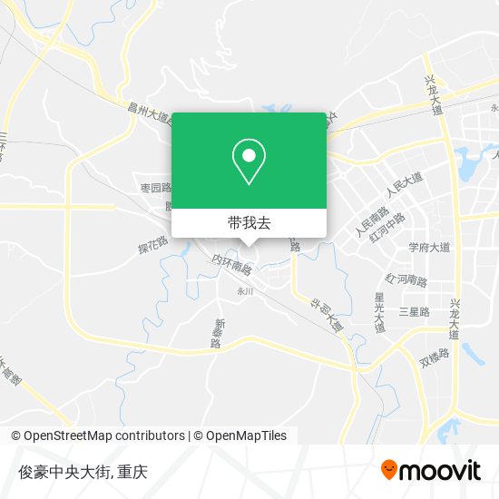 俊豪中央大街地图
