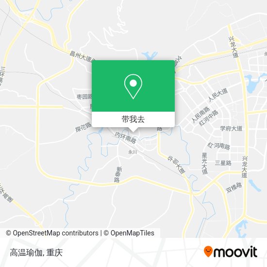高温瑜伽地图