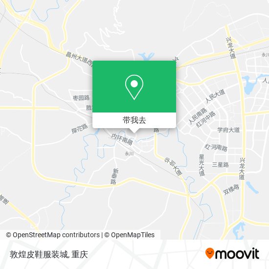 敦煌皮鞋服装城地图