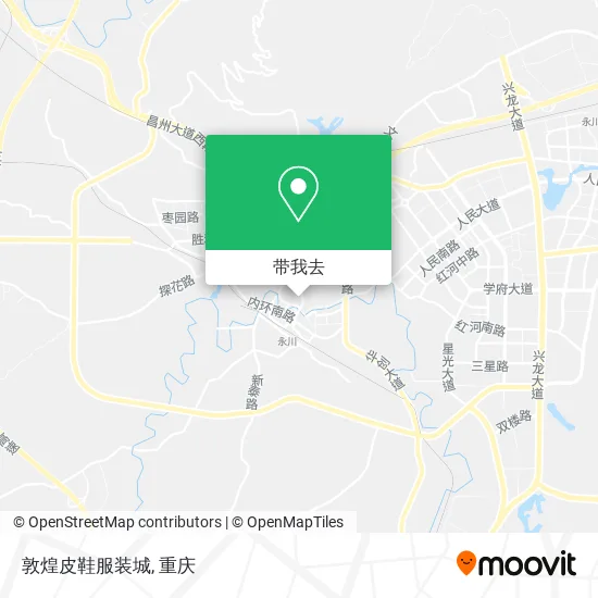 敦煌皮鞋服装城地图