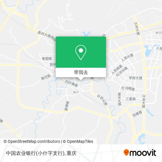 中国农业银行(小什字支行)地图