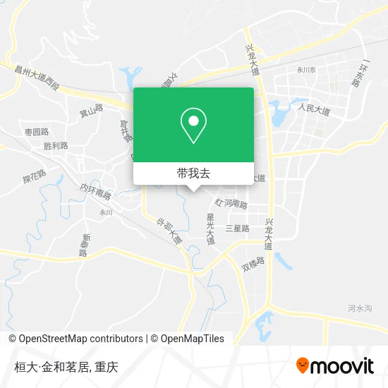 桓大·金和茗居地图