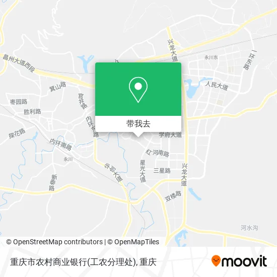 重庆市农村商业银行(工农分理处)地图