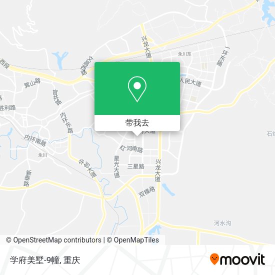 学府美墅-9幢地图