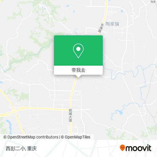 西彭二小地图