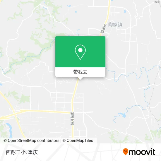 西彭二小地图