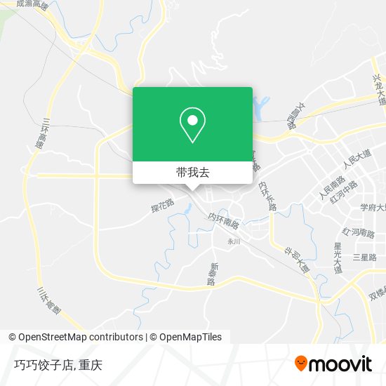 巧巧饺子店地图