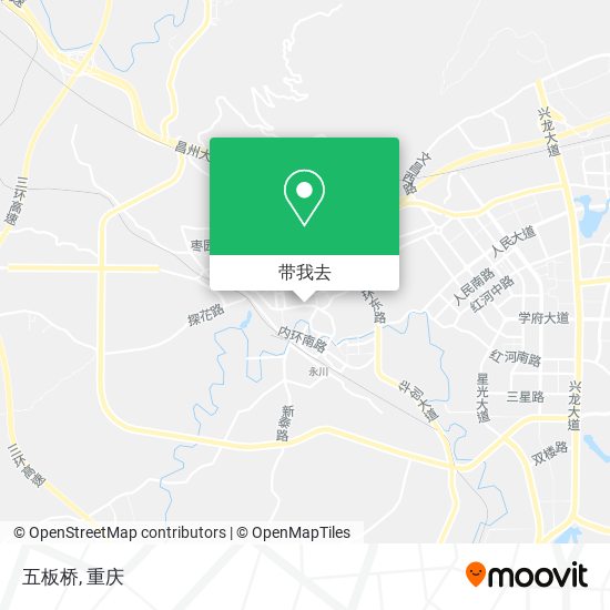 五板桥地图