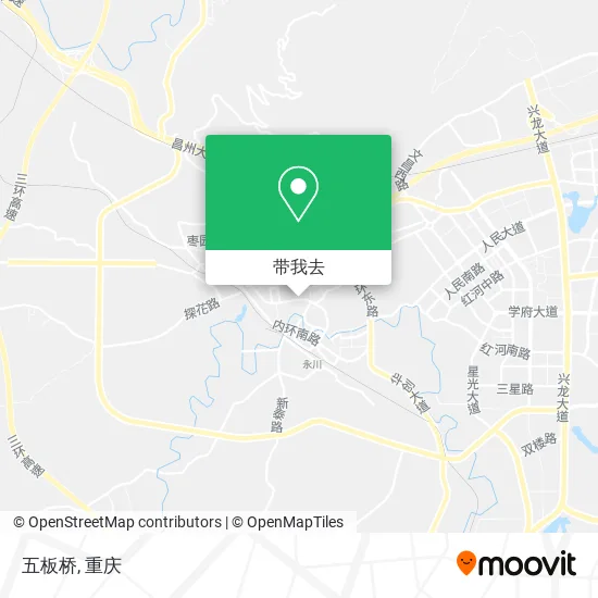 五板桥地图