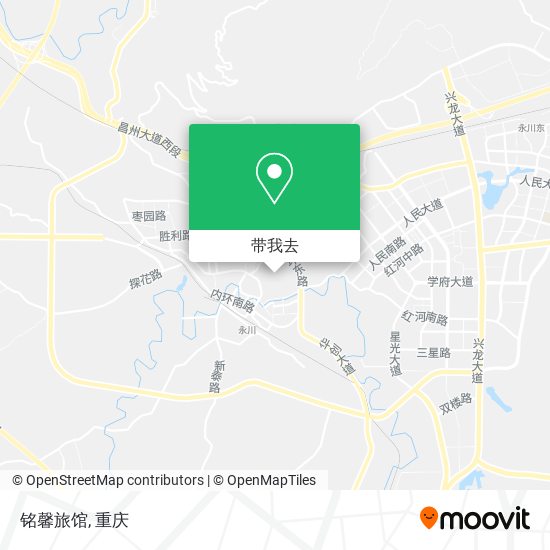 铭馨旅馆地图
