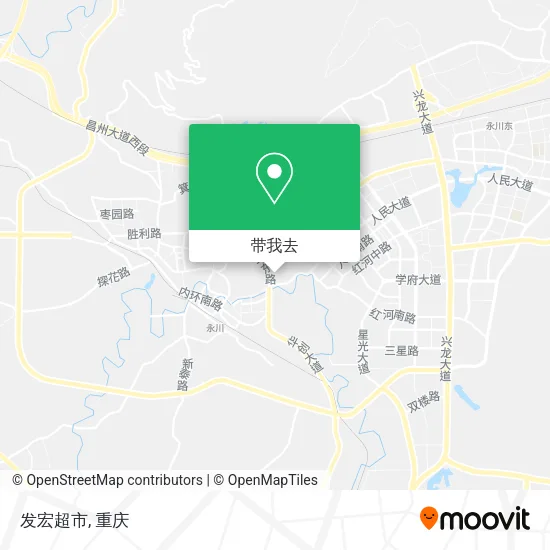 发宏超市地图