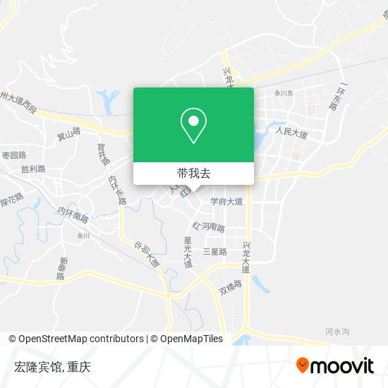 宏隆宾馆地图