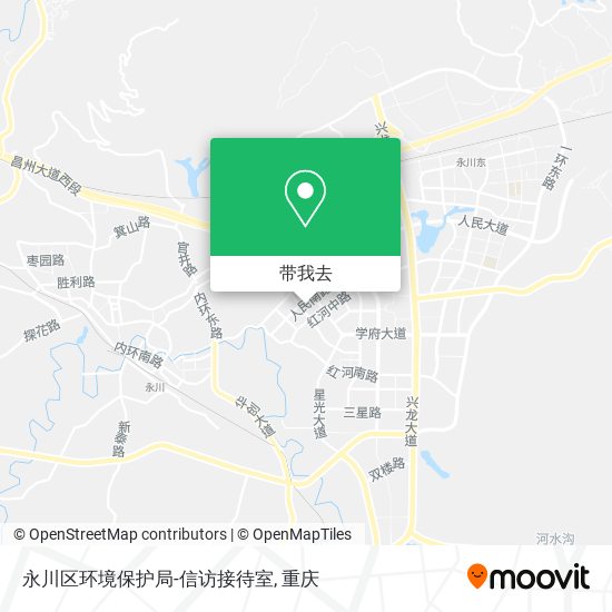 永川区环境保护局-信访接待室地图