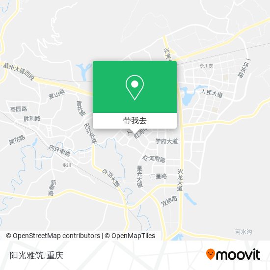 阳光雅筑地图