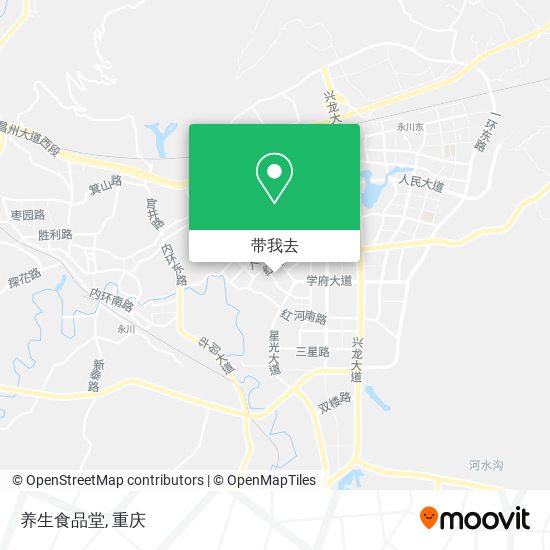 养生食品堂地图