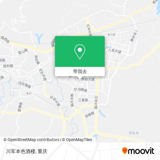 川军本色酒楼地图