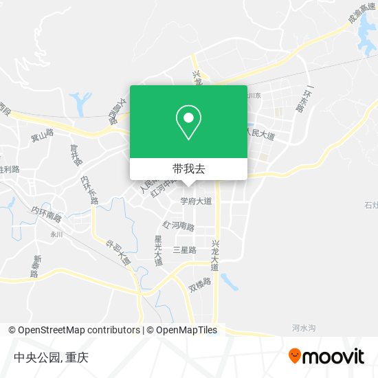 中央公园地图