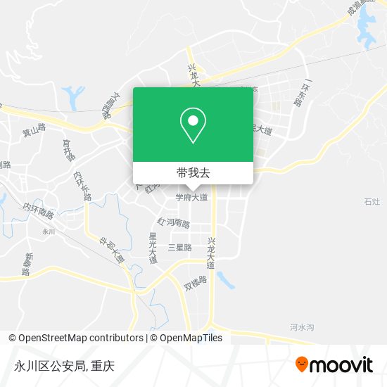 永川区公安局地图