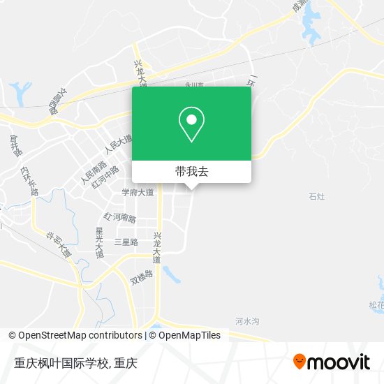 重庆枫叶国际学校地图