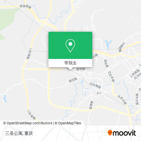 三圣公寓地图