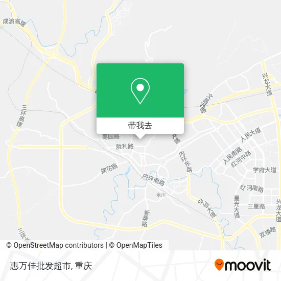 惠万佳批发超市地图
