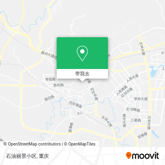 石油丽景小区地图