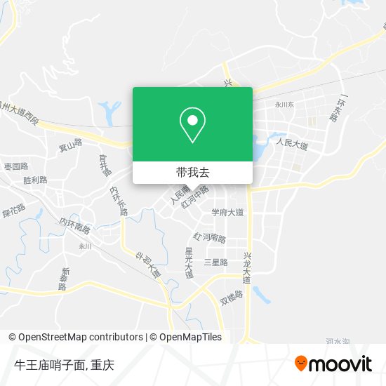 牛王庙哨子面地图