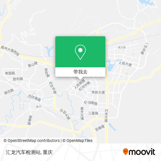 汇龙汽车检测站地图