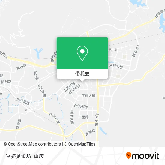富娇足道坊地图