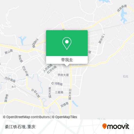 綦江铁石垭地图