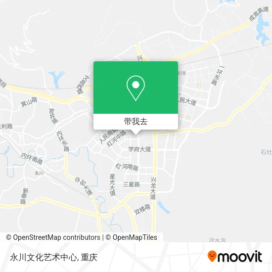 永川文化艺术中心地图