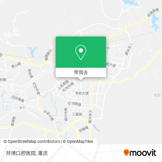 拜博口腔医院地图